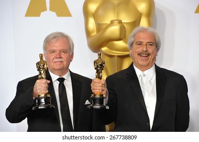 LOS ANGELES, CA - FEBRUARY 22, 2015: Alan Robert Murray & Bub Asman At The 87th Annual Academy Awards At The Dolby Theatre, Hollywood. 