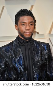 LOS ANGELES, CA. February 24, 2019: Chadwick Boseman at the 91st Academy Awards at the Dolby Theatre.Picture: Paul Smith/Featureflash