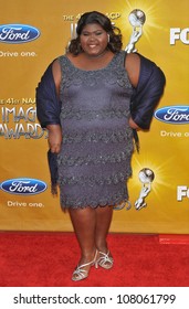 LOS ANGELES, CA - FEBRUARY 26, 2010: Gabourey Sidibe At The 41st Annual NAACP Image Awards At The Shrine Auditorium