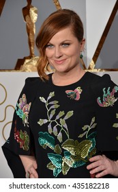 LOS ANGELES, CA - FEBRUARY 28, 2016: Amy Poehler At The 88th Academy Awards At The Dolby Theatre, Hollywood.