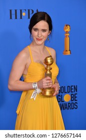 LOS ANGELES, CA. January 06, 2019: Rachel Brosnahan At The 2019 Golden Globe Awards At The Beverly Hilton Hotel.
