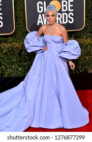 LOS ANGELES, CA. January 06, 2019: Lady Gaga At The 2019 Golden Globe Awards At The Beverly Hilton Hotel.
