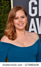LOS ANGELES, CA. January 06, 2019: Amy Adams At The 2019 Golden Globe Awards At The Beverly Hilton Hotel.
 