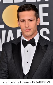 LOS ANGELES, CA. January 06, 2019: Andy Samberg  At The 2019 Golden Globe Awards At The Beverly Hilton Hotel.
 