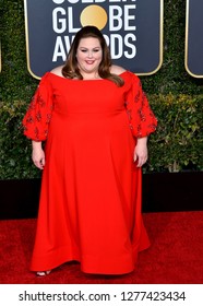 LOS ANGELES, CA. January 06, 2019: Chrissy Metz At The 2019 Golden Globe Awards At The Beverly Hilton Hotel.
 