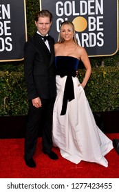 LOS ANGELES, CA. January 06, 2019: Kaley Cuoco & Karl Cook At The 2019 Golden Globe Awards At The Beverly Hilton Hotel.
 