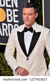 LOS ANGELES, CA. January 06, 2019: Luke Evans At The 2019 Golden Globe Awards At The Beverly Hilton Hotel.
 