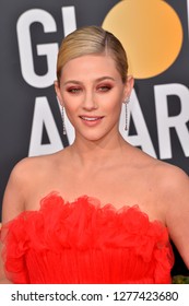 LOS ANGELES, CA. January 06, 2019: Lili Reinhart At The 2019 Golden Globe Awards At The Beverly Hilton Hotel.
 