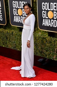 LOS ANGELES, CA. January 06, 2019: Dominique Jackson At The 2019 Golden Globe Awards At The Beverly Hilton Hotel.
 