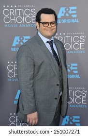 LOS ANGELES, CA - JANUARY 15, 2015: Josh Gad At The 20th Annual Critics' Choice Movie Awards At The Hollywood Palladium. 