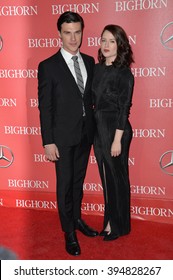 LOS ANGELES, CA - JANUARY 2, 2016: Actor Finn Wittrock & Wife Sarah Roberts At The 2016 Palm Springs International Film Festival Awards Gala