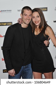 LOS ANGELES, CA - JANUARY 22, 2011: Chloe Lattanzi (daughter Of Olivia Newton-John & Matt Lattanzi) & Fiance James Driscoll At The 2011 G'Day USA Black Tie Gala At The Hollywood Palladium.