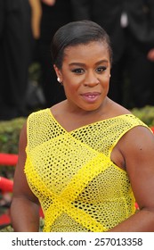 LOS ANGELES, CA - JANUARY 25, 2015: Uzo Aduba At The 2015 Screen Actors Guild  Awards At The Shrine Auditorium. 