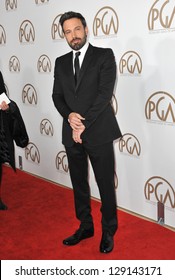 LOS ANGELES, CA - JANUARY 26, 2013: Ben Affleck at the 2013 Producers Guild Awards at the Beverly Hilton Hotel.