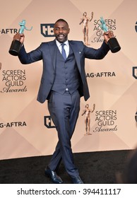 LOS ANGELES, CA - JANUARY 30, 2016: Idris Elba At The 22nd Annual Screen Actors Guild Awards At The Shrine Auditorium