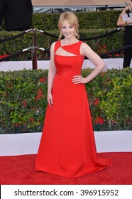 LOS ANGELES, CA - JANUARY 30, 2016: Melissa Rauch At The 22nd Annual Screen Actors Guild Awards At The Shrine Auditorium.