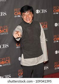 LOS ANGELES, CA - JANUARY 6, 2010: Jackie Chan at the 2010 People's Choice Awards at the Nokia Theatre L.A. Live.