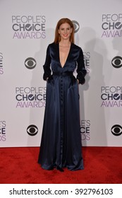 LOS ANGELES, CA - JANUARY 6, 2016: Sarah Rafferty At The People's Choice Awards 2016 At The Microsoft Theatre LA Live.