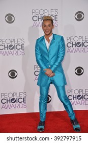 LOS ANGELES, CA - JANUARY 6, 2016: Frankie Grande At The People's Choice Awards 2016 At The Microsoft Theatre LA Live.