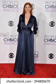 LOS ANGELES, CA - JANUARY 6, 2016: Sarah Rafferty At The People's Choice Awards 2016