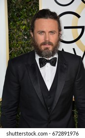 LOS ANGELES, CA - JANUARY 8, 2017: Casey Affleck At The 74th Golden Globe Awards  At The Beverly Hilton Hotel, Los Angeles