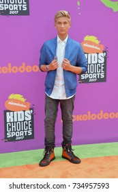 LOS ANGELES, CA - July 13, 2017: Thomas Kuc At Nickelodeon's Kids' Choice Sports 2017 At UCLA's Pauley Pavilion.