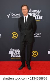 LOS ANGELES, CA - July 14, 2018: Edward Norton At The Comedy Central Roast Of Bruce Willis At The Hollywood Palladium