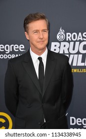 LOS ANGELES, CA - July 14, 2018: Edward Norton At The Comedy Central Roast Of Bruce Willis At The Hollywood Palladium