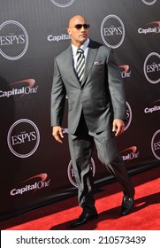 LOS ANGELES, CA - JULY 16, 2014: Actor Dwayne Johnson, Aka 