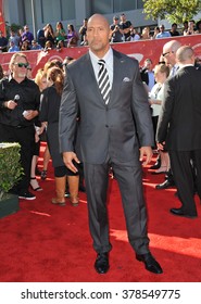 LOS ANGELES, CA - JULY 16, 2014: Actor Dwayne Johnson, Aka 