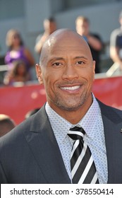 LOS ANGELES, CA - JULY 16, 2014: Actor Dwayne Johnson, Aka 