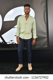 LOS ANGELES, CA - July 17, 2018: Trevor Jackson At The Premiere For 