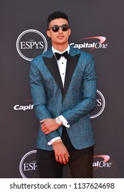 LOS ANGELES, CA - July 18, 2018: Kyle Kuzma At The 2018 ESPY Awards At The Microsoft Theatre LA Live