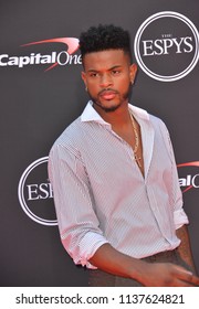 LOS ANGELES, CA - July 18, 2018: Trevor Jackson At The 2018 ESPY Awards At The Microsoft Theatre LA Live