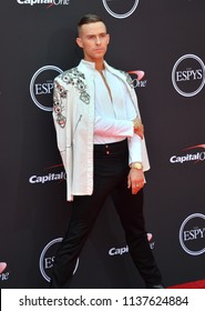 LOS ANGELES, CA - July 18, 2018: Adam Rippon At The 2018 ESPY Awards At The Microsoft Theatre LA Live