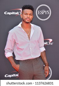 LOS ANGELES, CA - July 18, 2018: Trevor Jackson At The 2018 ESPY Awards At The Microsoft Theatre LA Live