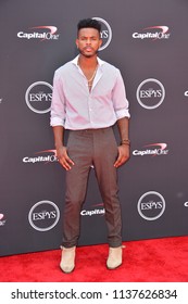 LOS ANGELES, CA - July 18, 2018: Trevor Jackson At The 2018 ESPY Awards At The Microsoft Theatre LA Live