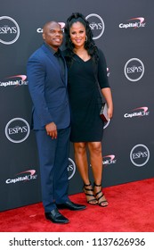 LOS ANGELES, CA - July 18, 2018: Laila Ali & Curtis Conway At The 2018 ESPY Awards At The Microsoft Theatre LA Live