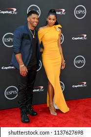 LOS ANGELES, CA - July 18, 2018: Russell Wilson & Ciara At The 2018 ESPY Awards At The Microsoft Theatre LA Live