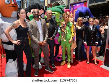 LOS ANGELES, CA - July 22, 2018: Halsey, Khary Payton, Scott Melville, Greg Cipes, Hynden Walch, Tara Strong  & Kristen Bell At The Premiere For 