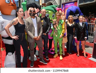 LOS ANGELES, CA - July 22, 2018: Halsey, Khary Payton, Scott Melville, Greg Cipes, Hynden Walch, Tara Strong  & Kristen Bell At The Premiere For 