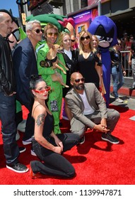 LOS ANGELES, CA - July 22, 2018: Halsey, Khary Payton, Scott Melville, Greg Cipes, Hynden Walch, Tara Strong, Kristen Bell & Sam Register At The Premiere For 