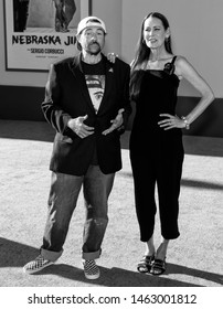 Los Angeles, CA - July 22, 2019: Kevin Smith And Jennifer Schwalbach Smith Attend The Los Angeles Premiere Of  