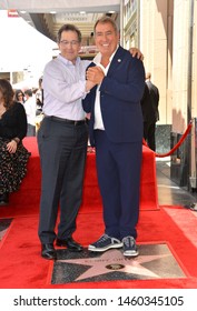 LOS ANGELES, CA. July 24, 2019: Kenny Ortega & Gary Marsh At The Hollywood Walk Of Fame Star Ceremony Honoring Kenny Ortega.
Pictures: Paul Smith/Featureflash