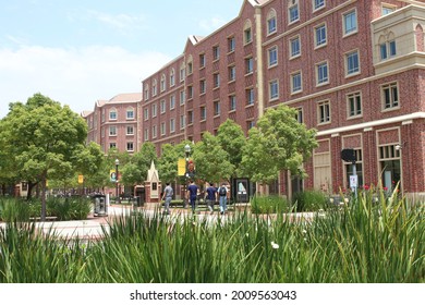 Los Angeles CA June 21, 2021
Student At USC University Of Southern California Campus.