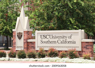 Los Angeles CA June 21, 2021
USC University Of Southern California Campus.