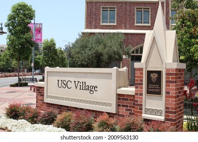 Los Angeles CA June 21, 2021
USC University Of Southern California Campus.