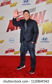 LOS ANGELES, CA - June 25, 2018: Kevin Feige at the premiere for "Ant-Man and the Wasp" at the El Capitan Theatre