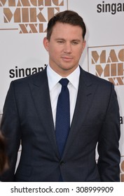 LOS ANGELES, CA - JUNE 25, 2015: Channing Tatum At The World Premiere Of His Movie 