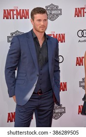 LOS ANGELES, CA - JUNE 29, 2015: Derek Theler At The World Premiere Of 